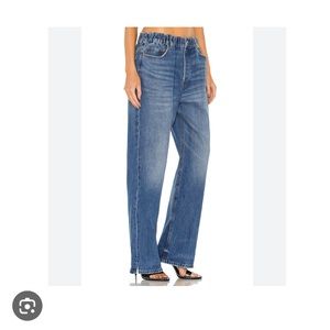 Alexander wang elastic waist baggy jeans